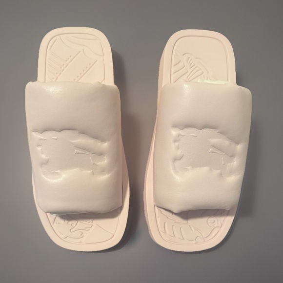 Burberry Shoes - BURBERRY 
Pink Leather Slides
Women’s EU 36